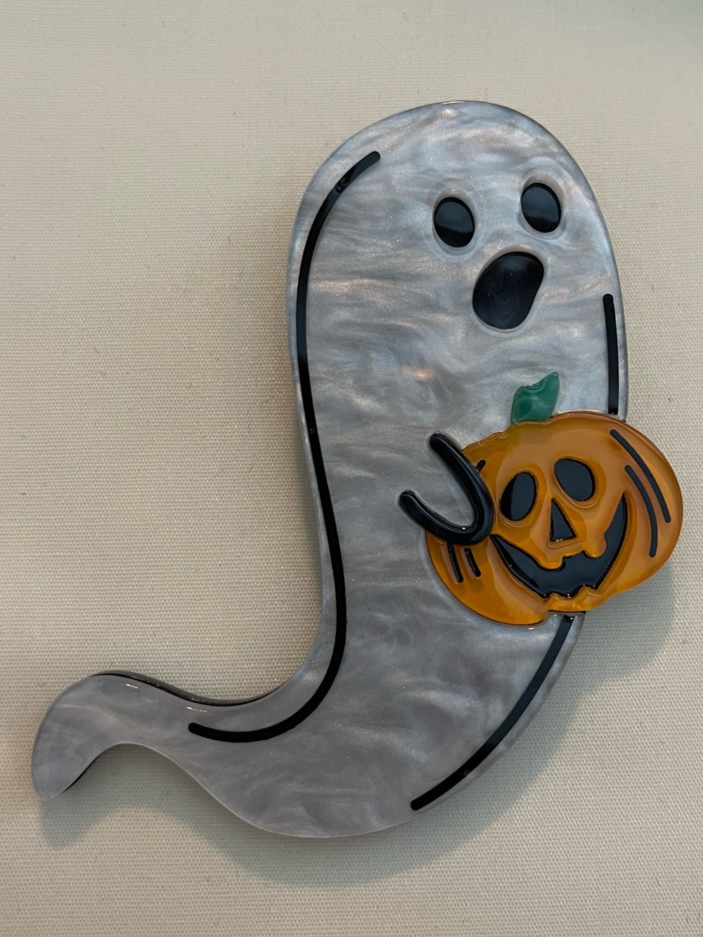 Erstwilder Lil Boo Ghost Halloween Brooch Pin - Picture 3 of 9